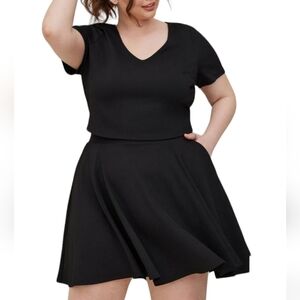 NWT Torrid Mini Textured Knit Skater Set 0